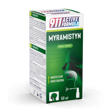 911 Myramistyn burnos purškalas, 50 ml