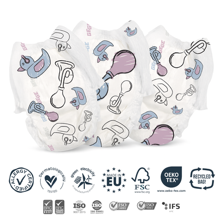 GEGE Genius Baby PNTS (12-17 kg) Junior 5 sauskelnės-kelnaitės, 36 vnt.