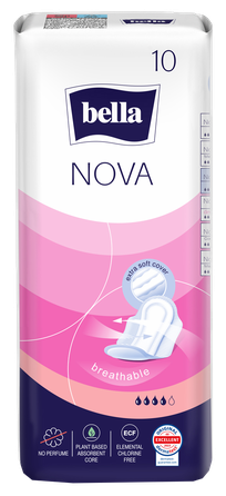 BELLA Nova Softiplait higieniniai paketai, 10 vnt.
