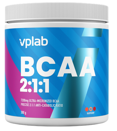 VPLAB aminorūgščių (BCAA) kompleksas,  milteliai, 300 g