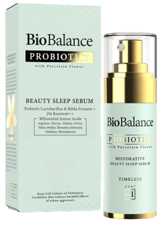 BIOBALANCE Probiotics Restorative Beauty Sleep serumas, 30 ml