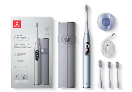 OCLEAN X Pro Digital Set Silver elektrinis dantų šepetėlis, 1 vnt.