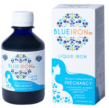 BLUEIRON Pregnancy skystoji geležis skystis, 230 ml