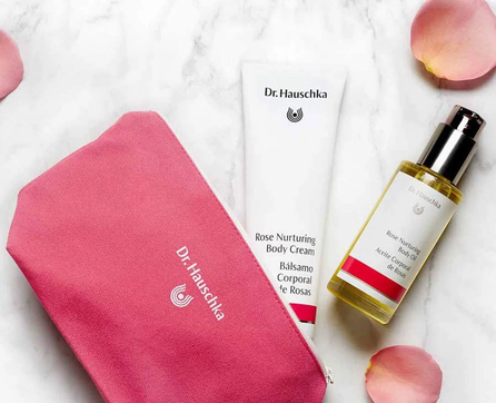 DR.HAUSCHKA Rose Nurturing kūno aliejus, 75 ml
