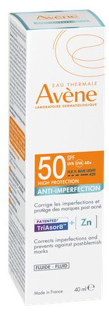 AVENE Sun Anti Imperfection SPF 50 fluidas, 40 ml
