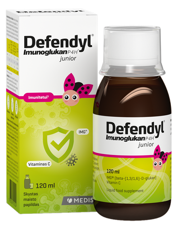 DEFENDYL Imunoglukan P4H Junior skystis, 120 ml