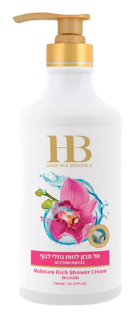 HEALTH&BEAUTY Dead Sea Minerals Orchid dušo kremas, 780 ml