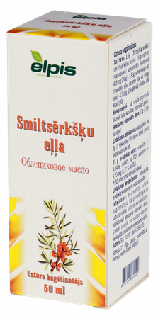 ELPIS su šaltalankių aliejumi aliejus, 50 ml