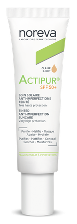 NOREVA Actipur BB Light SPF50+ veido kremas, 30 ml