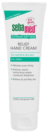 SEBAMED Extreme Dry Skin Urea 5% rankų kremas, 75 ml