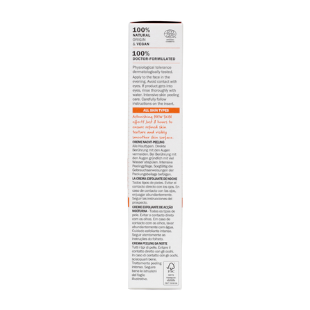 NOVEXPERT  The Night Peeling Vitamin C veido kremas, 40 ml