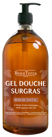 BEAUTERRA Bois De Santal su santalmedžiu dušo gelis, 1000 ml