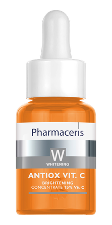 PHARMACERIS W Antiox Vit C Brightening with 15% Vit C susikoncentruoti, 30 ml