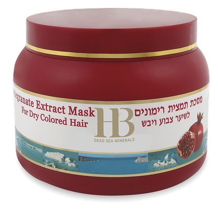 HEALTH&BEAUTY su granatų ekstraktu plaukų kaukė, 250 ml