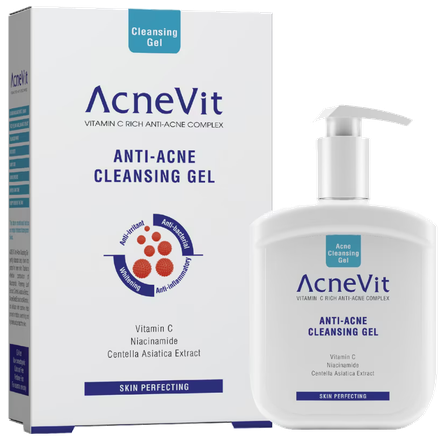 BIOBALANCE Acnevit valomasis gelis, 200 ml