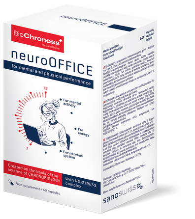 BIOCHRONOSS NeuroOFFICE kapsulės, 60 vnt.