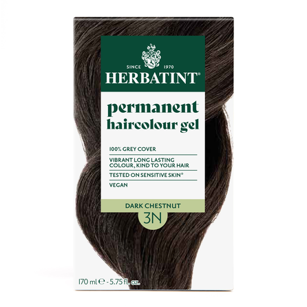 HERBATINT 3N Dark Chestnut plaukų dažai, 170 ml