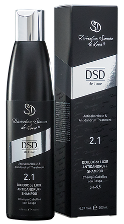 DSD DE LUXE Dixidox 2.1 nuo pleiskanų šampūnas, 200 ml
