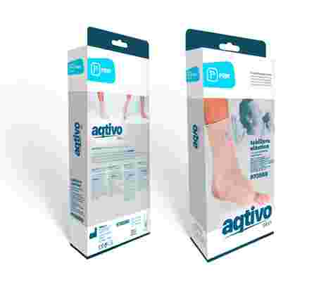 PRIM Aqtivo Skin P705BG (XL) elastinis kulkšnies įtvaras, 1 vnt.