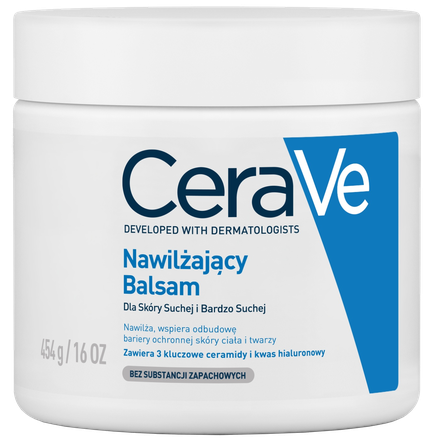 CERAVE For Body And Face With Ceramides Moisturising kūno kremas, 454 g
