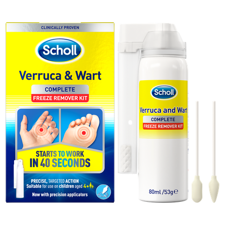 SCHOLL  paprastųjų ir padų karpų šalinimui purškiklis, 80 ml