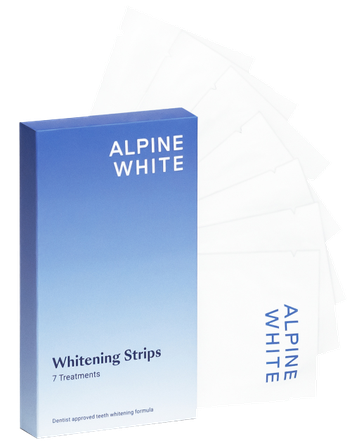 ALPINE WHITE Whitening juostelės, 7 vnt.