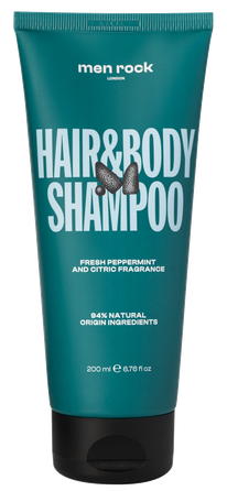 MEN ROCK Hair & Body šampūnas, 200 ml