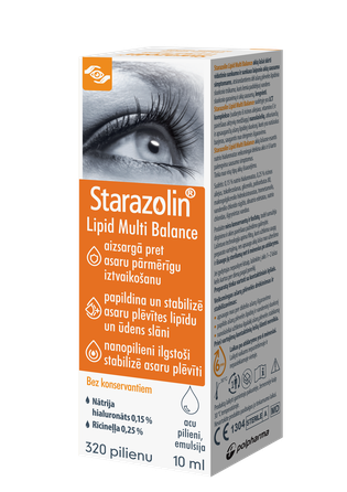STARAZOLIN   Lipid Multi Balance akių lašai, 10 ml