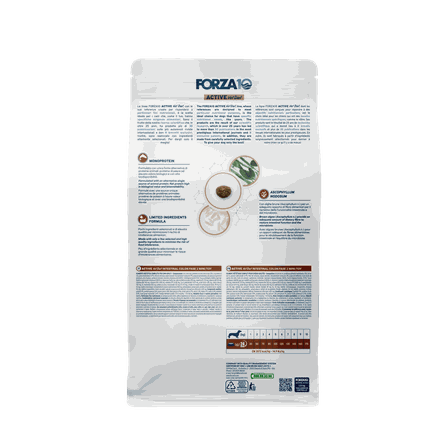 FORZA10 Active VetDiet Intestinal Colon FASE 2 Mini/Toy, šunims sausas pašaras, 1.5 kg