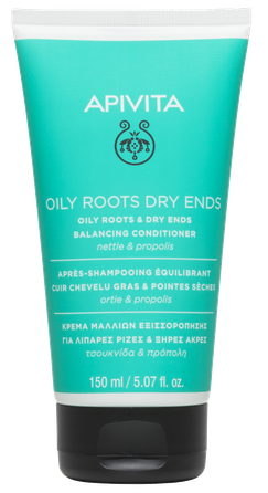 APIVITA Oily Roots Dry Ends kondicionierius, 150 ml