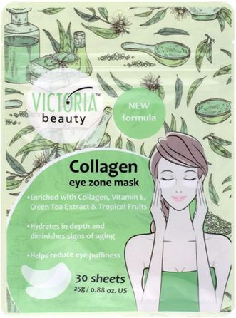VICTORIA BEAUTY su kolagenu paakių kaukė, 30 vnt.