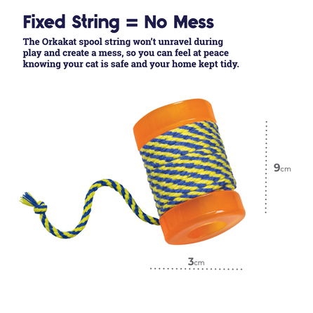 CATSTAGES Orkakat Catnip Infused Spoo, oranžinis žaislas, 1 vnt.