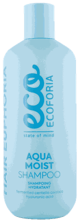 ECOFORIA Hair Euphoria Moist Aqua šampūnas, 400 ml