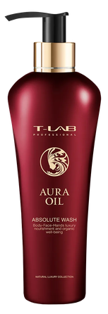 T-LAB Aura Oil Absolute Wash dušo gelis, 300 ml
