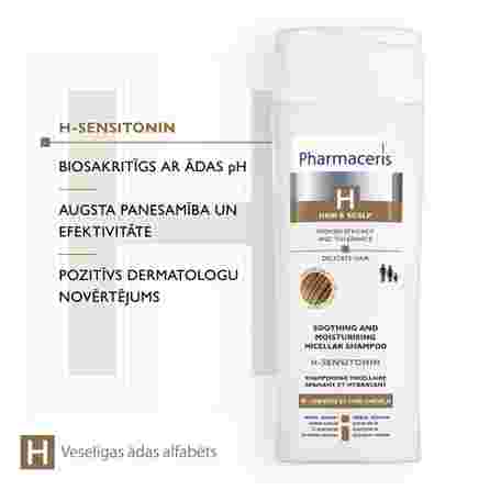 PHARMACERIS Ph H-Sensitonin šampūnas, 250 ml
