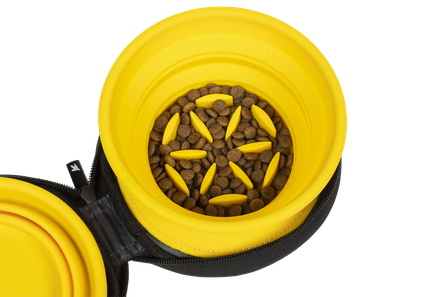 KIWI WALKER sulankstomas dvigubas, žalias dubenėlis, 1 vnt.