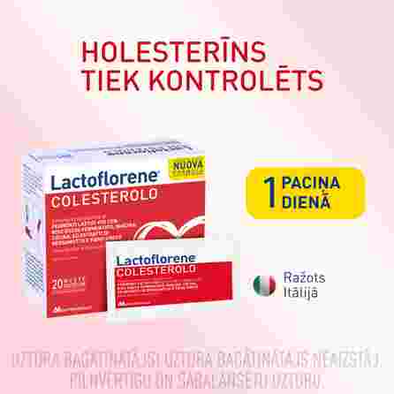 LACTOFLORENE Colesterolo milteliai geriamajam tirpalui, 20 vnt.