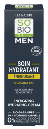SO BIO ETIC Men Energizuojantis Drėkinamasis veido kremas, 50 ml