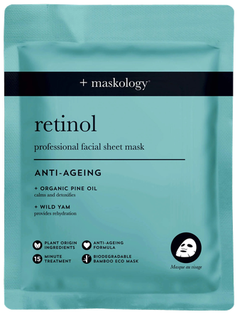 MASKOLOGY With Retinol veido kaukė, 22 ml