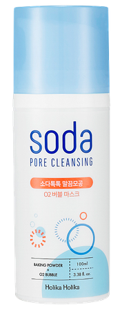 HOLIKA HOLIKA Soda Pore Cleansing O2 Bubble veido kaukė, 100 ml