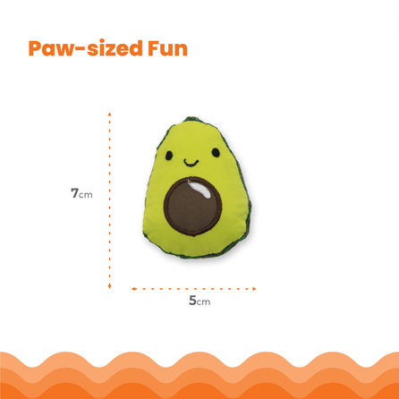 CATSTAGES Lil' Avocato, žalias žaislas, 1 vnt.