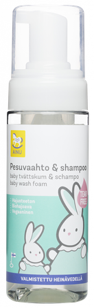 AINU Baby  šampūnas-putos, 150 ml