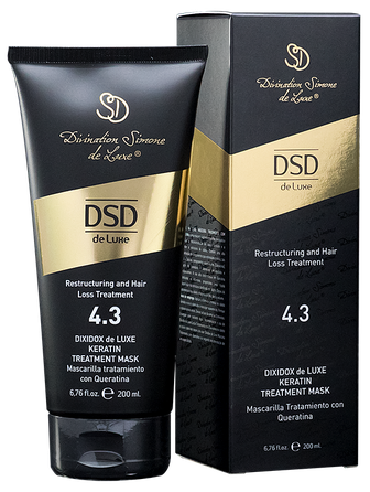 DSD DE LUXE Dixidox 4.3 su keratinu plaukų kaukė, 200 ml