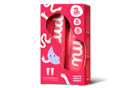 NUUD Smarter Pack Red New, kreminis, 2x20ml dezodorantas, 1 vnt.