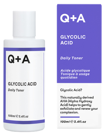 Q+A Glycolic Acid  tonikas, 100 ml