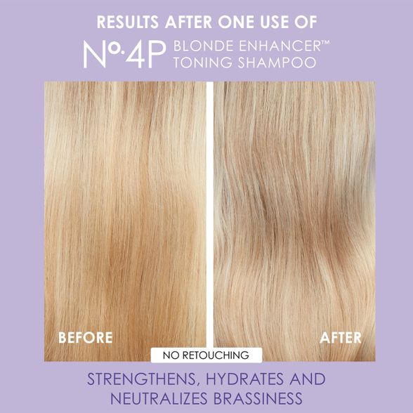 OLAPLEX Nr. 4P Blonde Enhancer Toning šampūnas, 250 ml