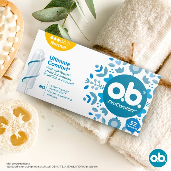 O.B. Ultimate Comfort Normal tamponai, 32 vnt.