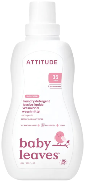 ATTITUDE Vaikų Rūbams, Bekvapis, Ekologiškas, Koncentruotas skalbimo skystis, 1050 ml