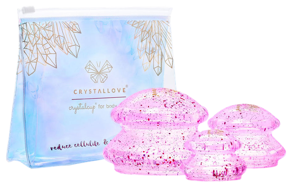 CRYSTALLOVE Pink CrystalCup for Body rinkinys, 1 vnt.