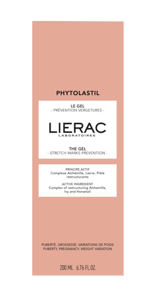 LIERAC Phytolastil, Gel priemonė nuo strijų, 200 ml